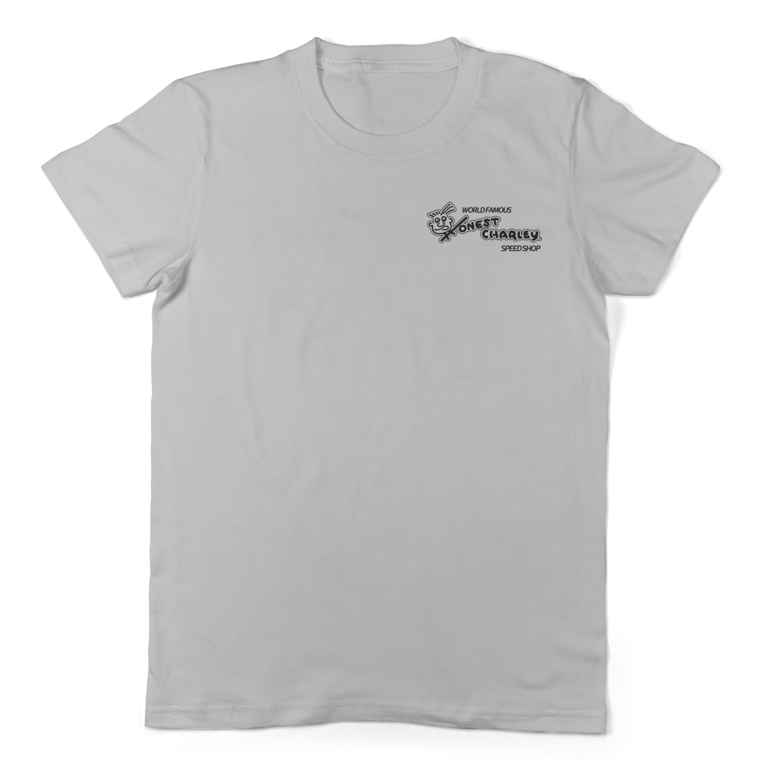 Honest Charley Speed Shop Store Front T-Shirt - Honest Charley Speed Shop
